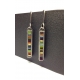 Skinny Rectangle Earrings Small- Earth Tone Palette