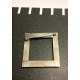 Small Skinny Rectangle Square Brooch- Monochromatic Palette