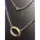 Large Oval Donut Necklace- Earth-tone