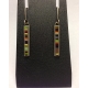 Skinny Rectangle Earrings Small- Earth Tone Palette