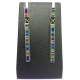 2-Part Skinny Rectangle Earrings Small- Cool Palette