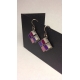 Kitchen Tile Earrings- Grapey