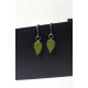 Tiny Tear Drop Earrings - Peas