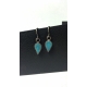 Tiny Tear Drop Earrings - Aqua Tiny Tear Drop Earrings - Aqua