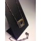 Small Square Donut Necklace 17"- Earth Tone Palette