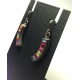 Extra Small Curved Earrings- Multi-color Palette