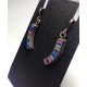 Extra Small Curved Earrings- Cool Palette