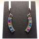Extra Small Curved Earrings- Cool Palette