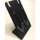Arrow Earrings- Blue/Green