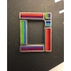 Mondrian Window Brooch/Pendant- Multicolor Palette