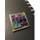 Kitchen Tile Window Brooch- Cool Palette