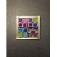 Kitchen Tile Window Brooch- Cool Palette Kitchen Tile Window Brooch- Cool Palette