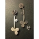 Splash Earrings- Cool Palette Splash Earrings- Cool Palette