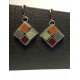 Kitchen Tile Earrings- Neutral Four