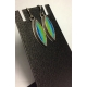 Leaf Earrings- Cool Blue/Green Felt