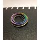 Large Oval Donut Brooch- Cool Palette Large Oval Donut Brooch- Cool Palette