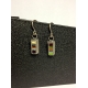 Skinny Rectangle Earrings Extra Small- Earth Tone Palette