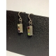 Skinny Rectangle Earrings Extra Small- Earth Tone Palette