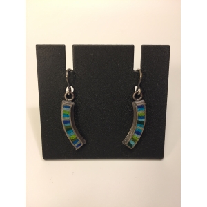 Extra Small Curved Earrings- Multi-color Palette