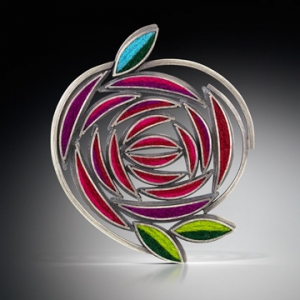 Rose Brooch