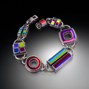 Sqaures, Rectangles and a Circle Bracelet Sqaures, Rectangles and a Circle Bracelet